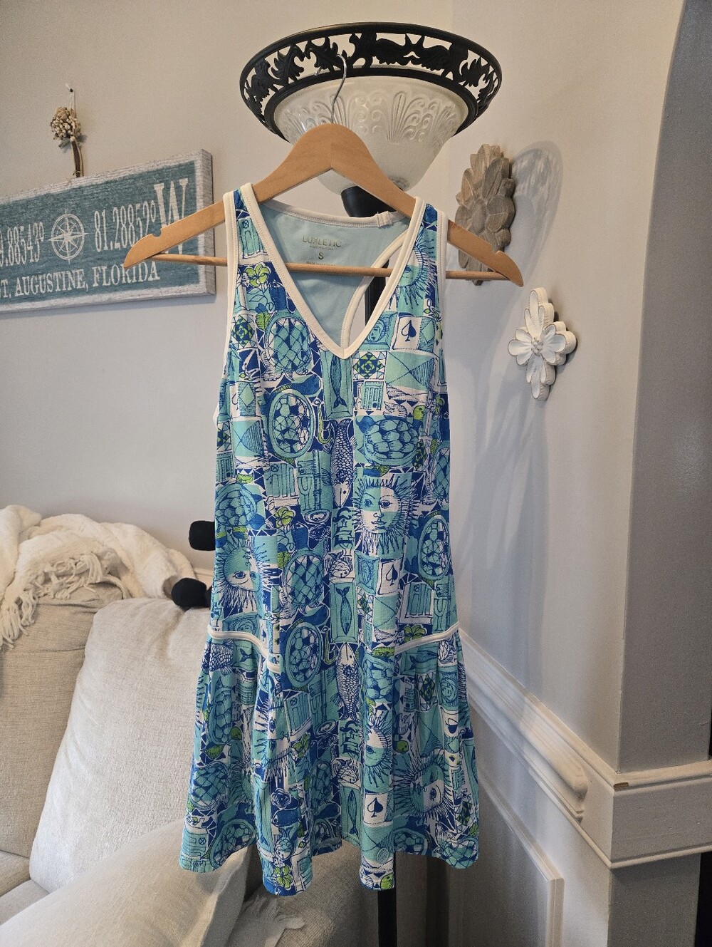Lilly Pulitzer " In All Her Glory" Luxletic Bacio Active Short Set - Picture 5 of 6